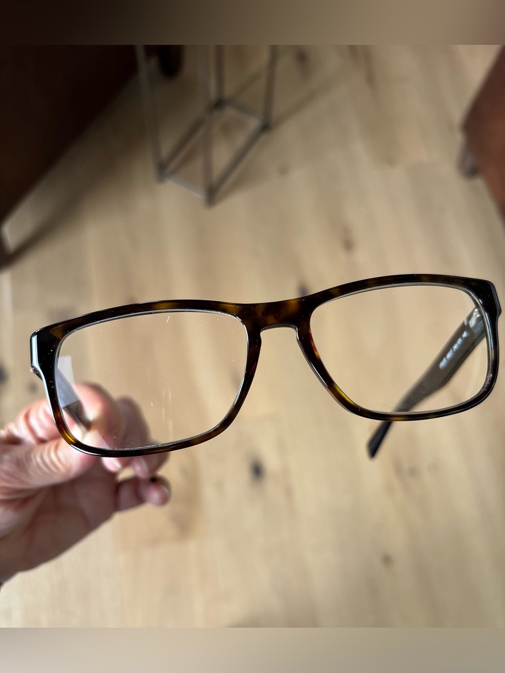 Men’s Prada Tortoise Shell Eye Glass Frames, Italy, High Fashion, Designer